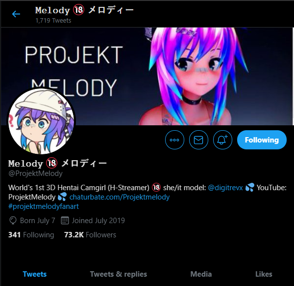 Project Melody Twitter Twitch Bans Vtuber Projekt Melody